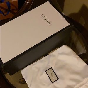 Gucci box with dust bag